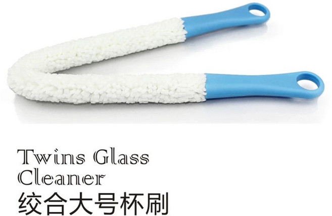 글랜캐런글라스 브러쉬 위스키잔 프랑스샤토 하이볼잔 이첸도르프 슈피겔라우 세척솔 리델글라스, B. 꼬인 와인잔 브러시, 1개