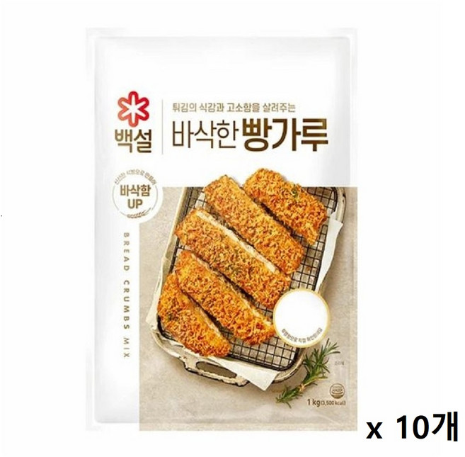 백설 바삭한빵가루, 1kg, 10개