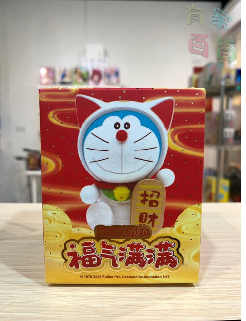哆啦A夢 福氣滿滿 系列 盲盒 IP21002 收藏擺飾, 1個