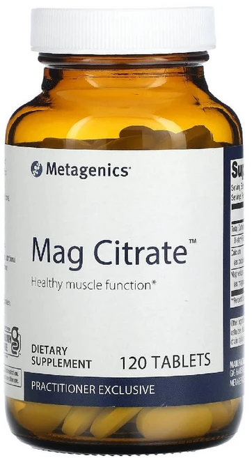 메타제닉스 시트르산 마그네슘 120정, 1개 - 쿠팡