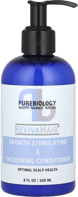Pure Biology RevivaHair™ 성장 촉진 & 모발 강화 컨디셔너 240ml(8fl oz), PureBiologyRevivaHair성장촉진모발강화컨, 1개, 240ml - 쿠팡