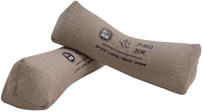 大涼山 蕎麥三角枕 護頸枕, 咖, 1個