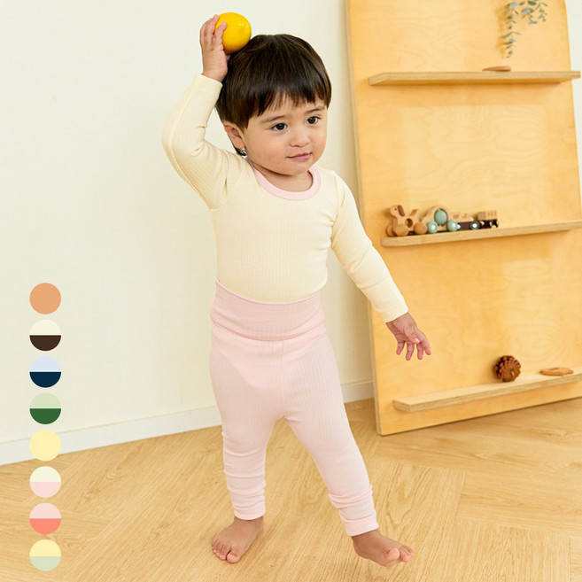 아기내복 가을 신생아 유아 내복 겨울 긴팔 골지 내의 파자마 실내복 배앓이