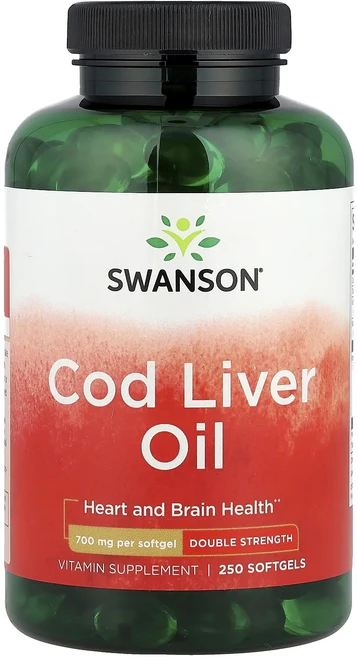 새해 첫좋은선물 Swanson 대구 간유 소프트젤 250정 제대로 할인합니다, 1개 - 쿠팡