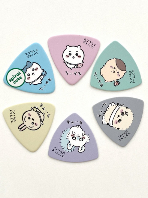 일본 치이카와 먼작귀 캐릭터 기타피크 통기타 일렉 베이스 0.96mm, 모몽가 퍼플