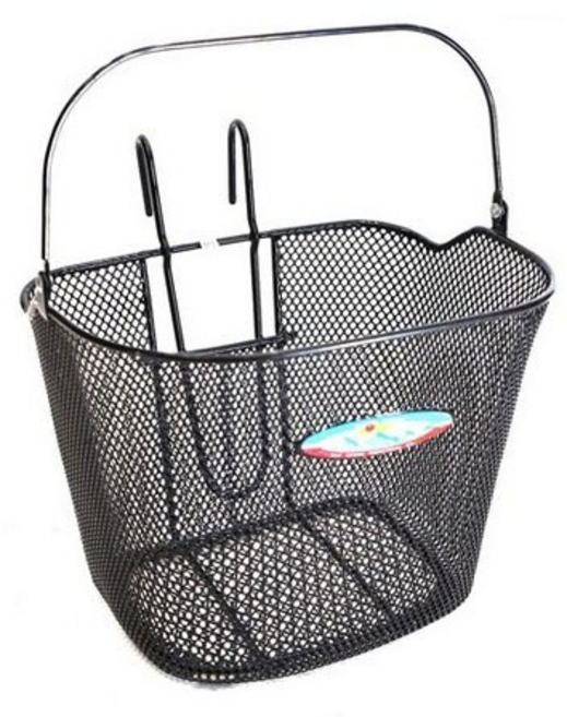 호비 자전거 검정 거는 바구니, 1개