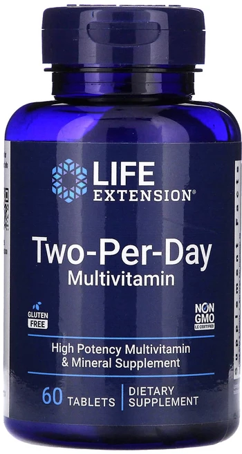 Life Extension 투 퍼 데이 종합비타민 V2 60정, 1개 - 쿠팡