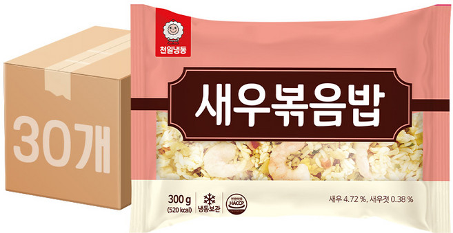 천일식품 새우 볶음밥 300g 30개