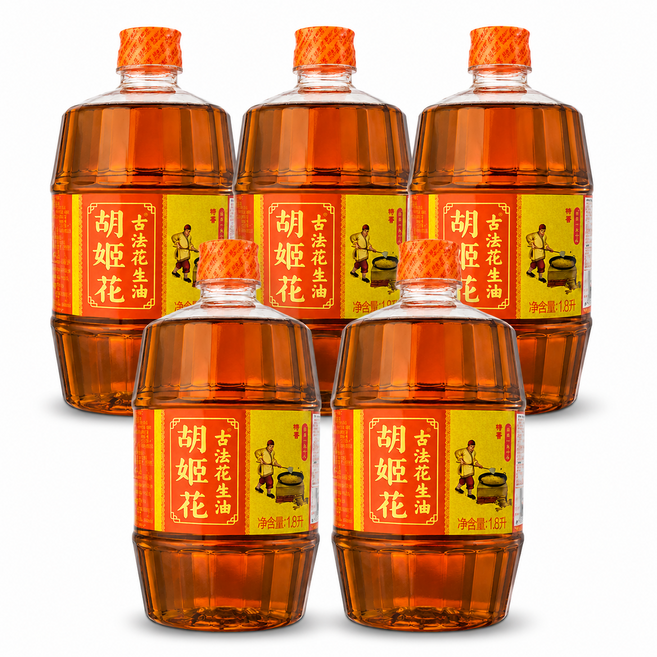 아시아식품 후지화 땅콩기름, 1.8L, 5개