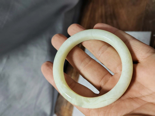 玉手鐲 女士手鐲 岫玉 貴妃手鐲 天然玉石, 參考詳情頁