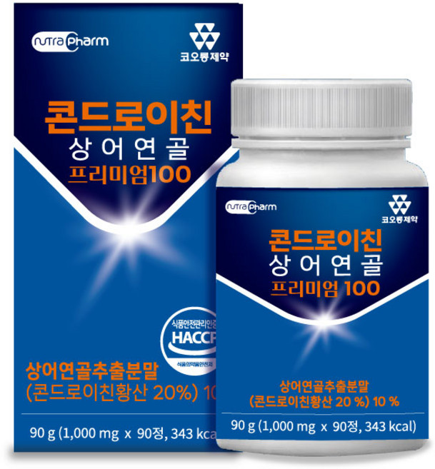 코오롱제약 콘드로이친 상어연골프리미엄 1200, 90정, 1개