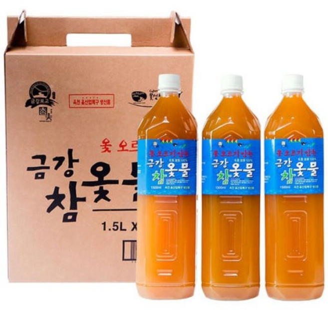금강 참옻물 옻이 오르지 않는 참옻 옥천 광천수, 9개, 1.5L