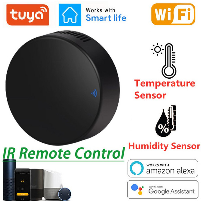 스마트 RF 433 원격 ALEXA 컨트롤러 지원 TV 제어 모든 IR 에어컨 WIFI, 03 IR with TH, 1개