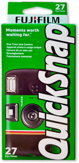 FUJIFILM QuickSnap 即可拍相機，內置閃光燈，27張底片，輕巧方便攜帶, 富士即可拍, 1個