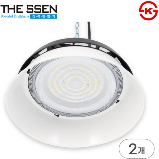 더쎈 LED 하이베이 공장등 100W AC타입 고천장등 외부등 창고등 방수, AC타입 100W, 2개