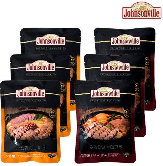 (유튜브) 부대찌개 500g 2종 6팩 라면사리 3팩, 3개