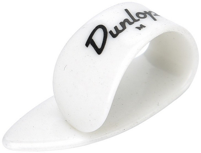 Dunlop 拇指彈片 經典白 玳瑁色 M L XL 黃石樂器, 白色,XL, 1個