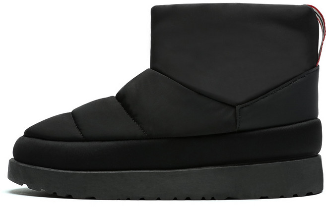 페이퍼플레인 겨울슈즈 여자 미들 패딩신발 발편한부츠 털 방한화 PP1594