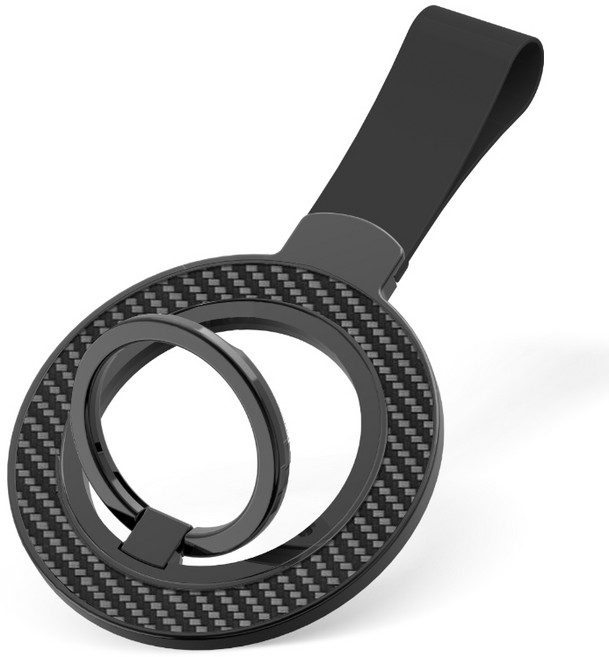 완켄판시 그립톡 양면 자석식 핸드폰 홀더 맥세이프거치대, 1개, 블랙 계열