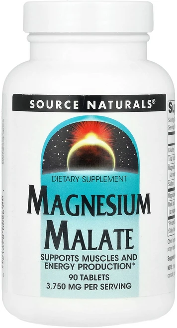 Source Naturals 마그네슘 말레이트 90정 Naturals (소스 내추럴스), 1개 - 쿠팡