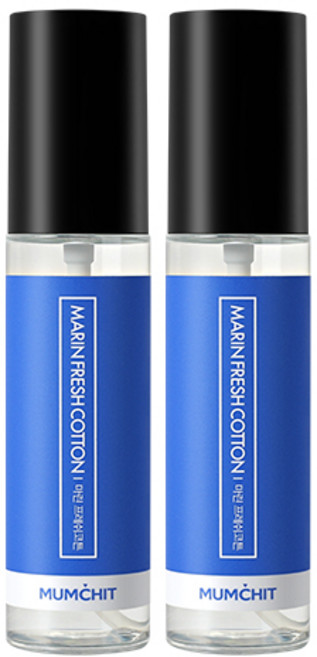 멈칫 섬유향수, 마린 프레쉬코튼, 70ml, 2개