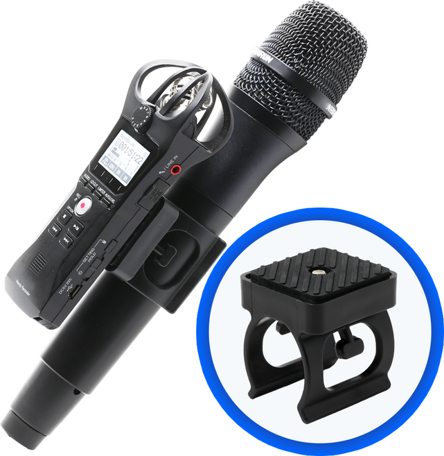 유선 무선 마이크 녹음기 홀더 / 녹음기 마이크 홀더 / 마이크홀더 / 녹음기홀더, 1개