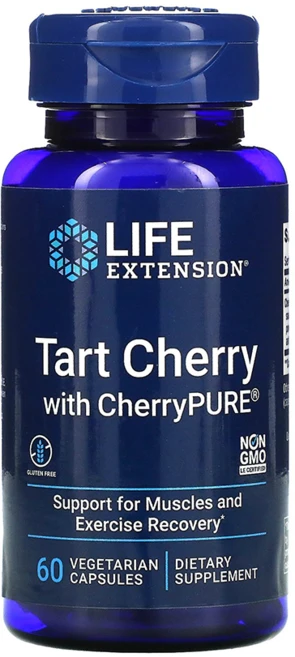 라이프 익스텐션 체리 타르트 추출물 60정 Life Extension Tart Extract with CherryPure 60 Vegetarian Capsules, 1개 - 쿠팡