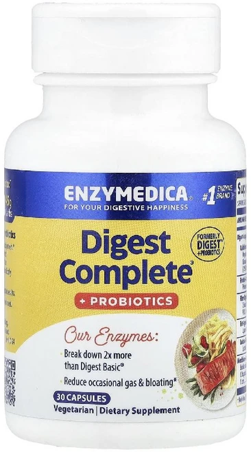 엔자이메디카 프로바이오틱 Digest Complete Probiotics 캡슐 30정, 30 개 - 쿠팡