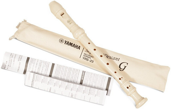 야마하 리코더 YRS-23 저먼식 소프라노 독일식 리코더, YRS-23G (기본세트), 1개