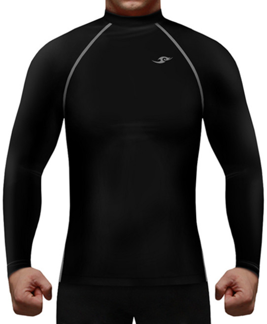 테이크파이브 기능성긴팔 축구이너웨어 스포츠이너웨어 언더레이어 블랙 TF001