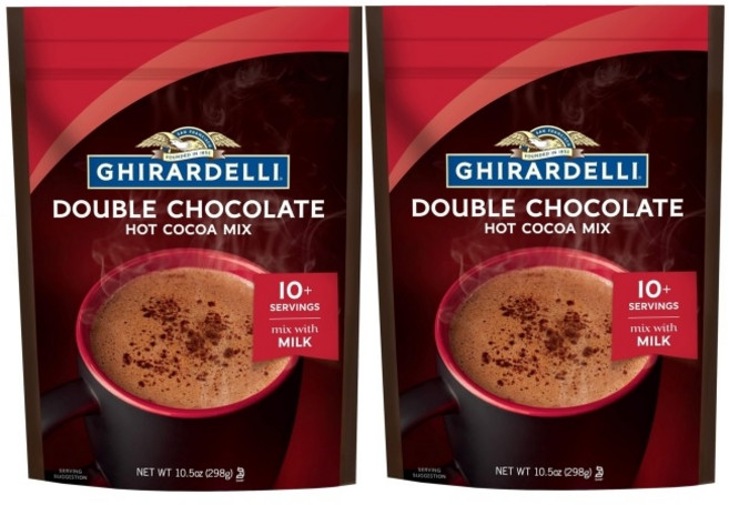 GHIRARDELLI 핫초코 더블초코 믹스 10잔용 298g, 2개