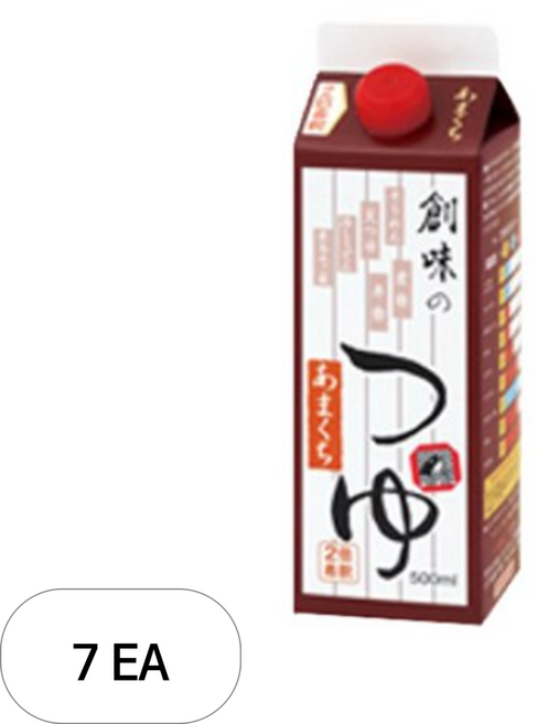 소미 쯔유 단맛, 500ml, 7개