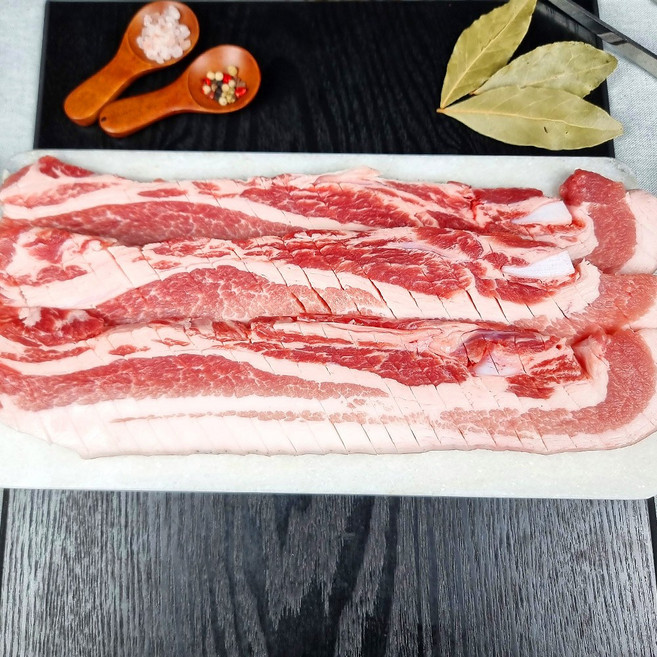 정육1번가 제주흑돼지오겹살 냉장 바베큐 캠핑 숯불 제주산 흑돼지오겹살 삼겹살 목살 생고기 홈파티 600g, 보통, 1개