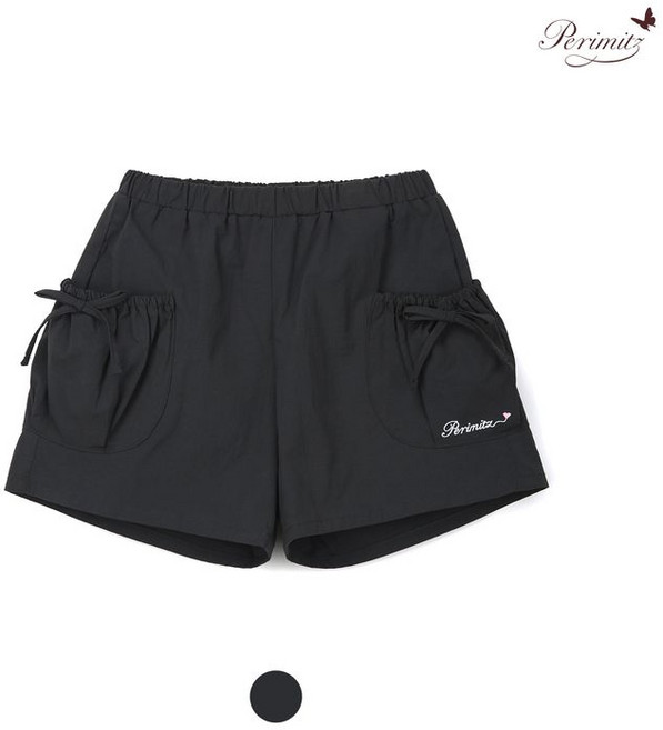 페리미츠 여아용 리본포켓 4부 팬츠 P2521P250