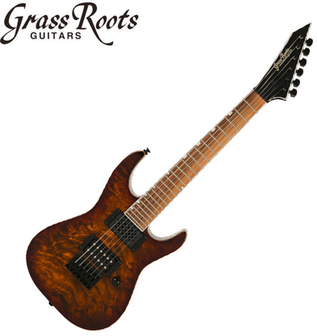 그래스루츠 Grassroots G-MR-MINI 미니 일렉기타 (TGESB), Tiger Eye, GrassRoots - G-MR-MINI, *, 1개