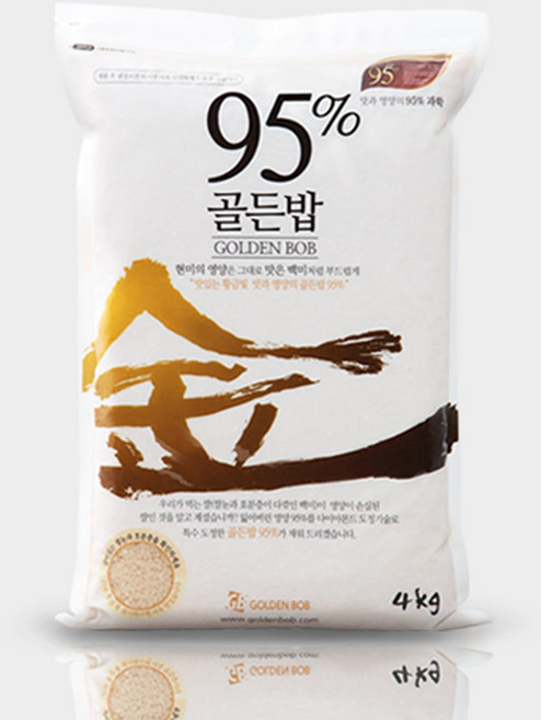 고시히카리 부드러운 프리미엄 현미 골든밥 95% 4kg, 1개