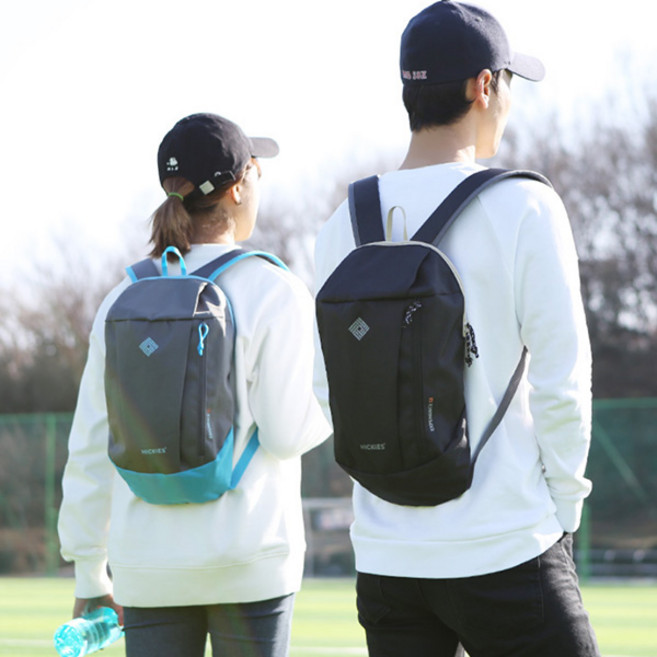 등산 캠핑 라이딩 하이킹 여행 초경량 백팩 12L Holiday Bag, 블랙