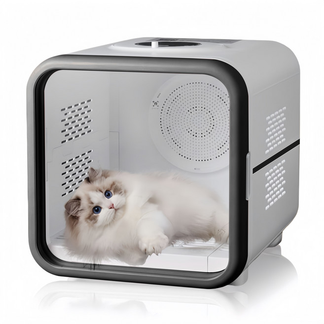 Aurevit 펫드라이룸 강아지 드라이룸 고양이 드라이룸 애견드라이룸, 블랙, 1