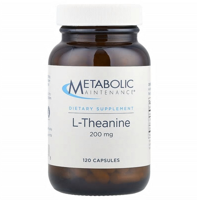 Metabolic Maintenance l-테아닌 캡슐 120정 Maintenance (메타볼릭 메인터넌스), 200 mg
