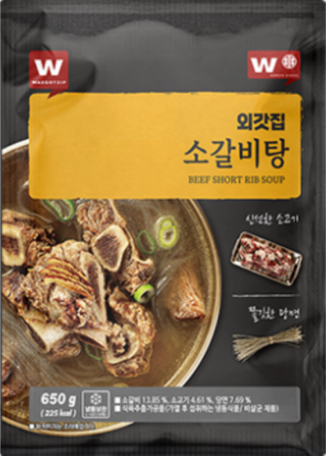 [외갓집] 소갈비탕 650g X 6팩, 6개