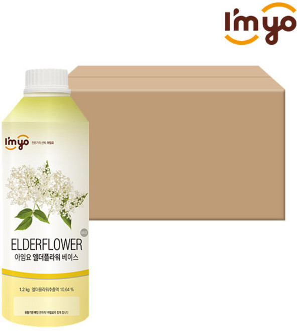 아임요 엘더플라워 베이스1.2kg x 6개, 1.2kg