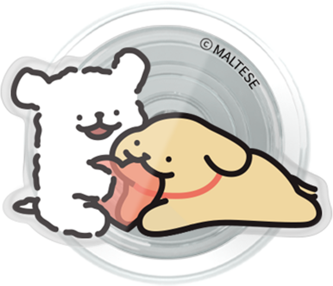 몰티즈 데일리라이프 아크릴 맥세이프 스마트톡, 플레이하트, 1개