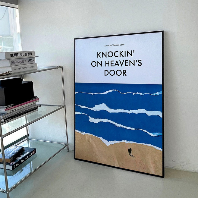 인테리어 액자 거실 빈티지 영화 포스터 노킹 온 헤븐스 도어 종이 콜라주, 02. A3, 01. 포스터만