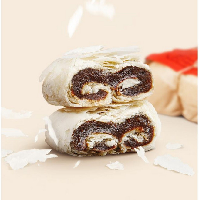 SAMARA 대추 진흙 롤 과자 전통 수제 구식 천진 특산 스낵 500g 포장은변경될수있음 230315, 2개