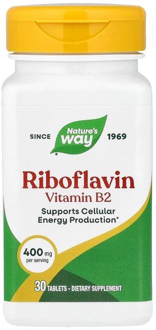 네이처스웨이 리보플라빈 RIBOFLAVIN 비타민B2 400mg 30정, 2개 - 쿠팡