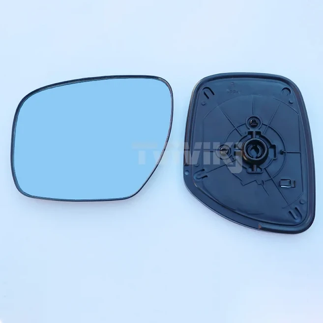 1쌍 사이드 백미러 파란색 유리 렌즈 For Mazda 5 8 CX7 2007-2015 광각 뷰 눈부심 방지 도어 윙, 03 07-15 no heated