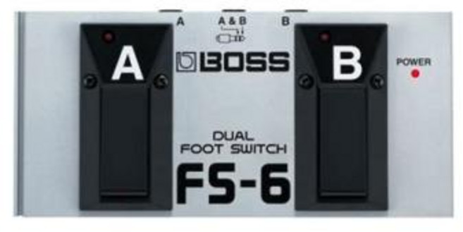 BOSS FS-6 듀얼 풋 스위치 일렉트릭 기타 이펙트 KATANA 스피커 스위치 페달 어쿠스틱 기타 액세서리, 1) FS-6