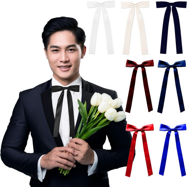 리본 보타이 웨딩촬영 졸업사진 연주회 사진촬영 BOO다방 롱리본 타이