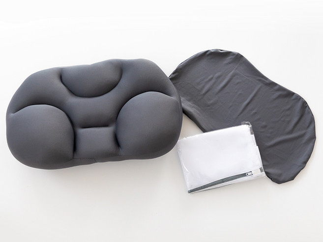 마벨인홈 에어볼 숙면 꿀잠베개 본품+커버+세탁망, 그레이, 1개