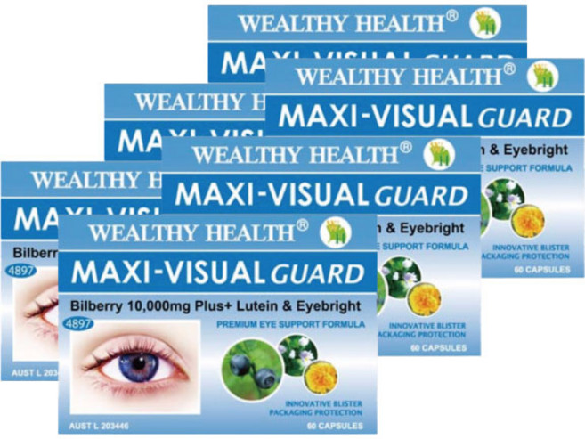 웰시헬스 루테인 빌베리 안토시아닌 5mg 빌베리 10000mg 60정 호주 웰시헬스 6개